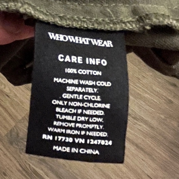 NWT Who What Wear Paris Green Utility Jacket Women's Large - Picture 7 of 16